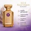น้ำหอม TOBAROMA SET B Royal Tobacco eau de parfum แนวกลิ่นวู้ดดี้แอมเบอร์ การกระจายกลิ่นเข้มข้นมาก ความติดทน 8 ชั่วโมง Emoticode Boost Spirit ช่วยเสริมสมาธิจดจ่อเป้าหมาย